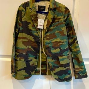 JCrew Kids Camo Jacket